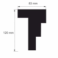 2 Meter Gardinenleiste LED K-06 , Vorhangleiste, Gardinenleiste aus XPS